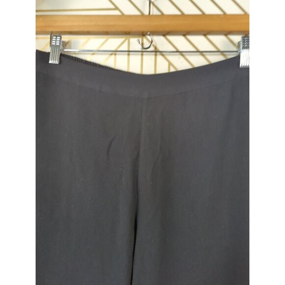 CO ESSENTIALS Women's Triacetate Pull On Jogger Pants Black Size Medium - Picture 6 of 7